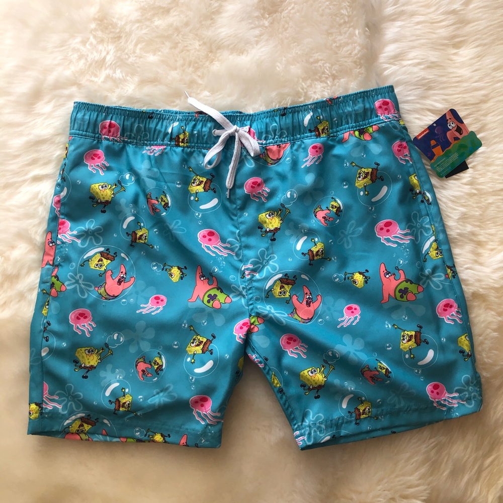 SpongeBob Squarepants Swim Trunks - Men’s XL